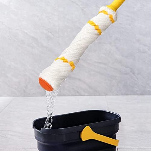 Self-Wringing Twist Mop, Microfiber Mop for Floor Cleaning, 57" Long Handle