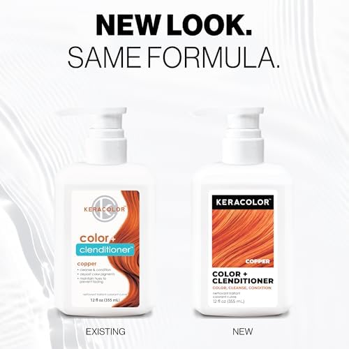 Keracolor Color + Clenditioner, Semi-Permanent Hair Color, 23 Shades