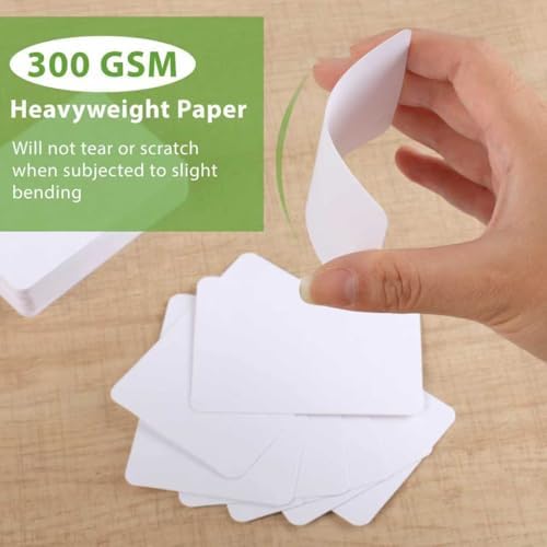 REGUICORP 270PCS Blank Playing Cards, 2.5" x 3.5" Printable Blank Game Cards, White Blank Playing Cards to Write On for Study, Leave Comments, Write, and Draw