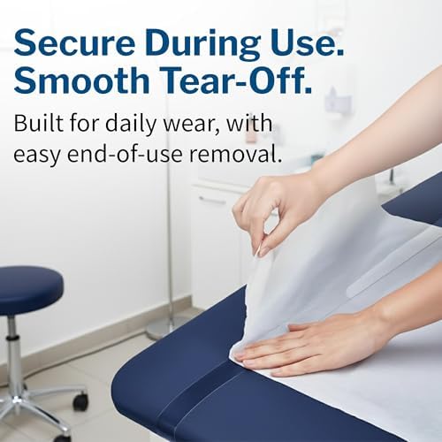 McKesson Medical Exam Table Paper Rolls, Crepe, 21 in x 125 ft, 12 Rolls