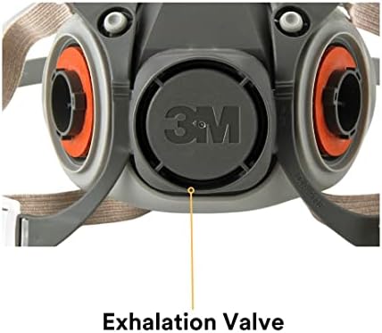 3M 6200 Half Mask for Use With 6000 Series Cartridges, Face Piece