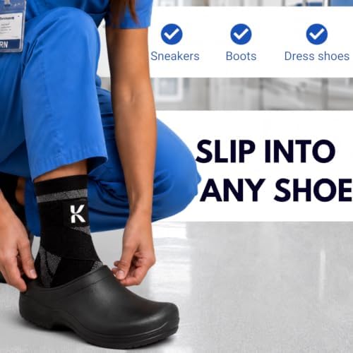 Koprez Ankle Compression Sleeve & Ankle Brace for Plantar Fasciitis Relief