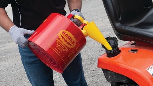 Eagle Plastic Funnel for Type I Metal Safety Cans, 5"x 7"x 12"