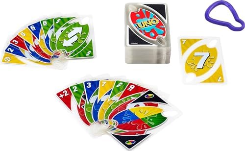 Mattel Games UNO Splash Card Game, Ages 7+, 2-10 Players