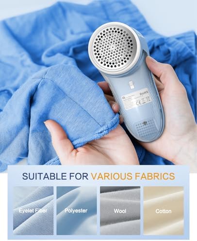 BEAUTURAL Fabric Shaver and Lint Remover, Rechargeable Sweater Defuzzer