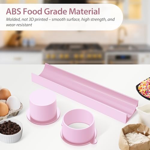 Round Cake Pop Mold Set with 9in Tray and Sticks- Pink
