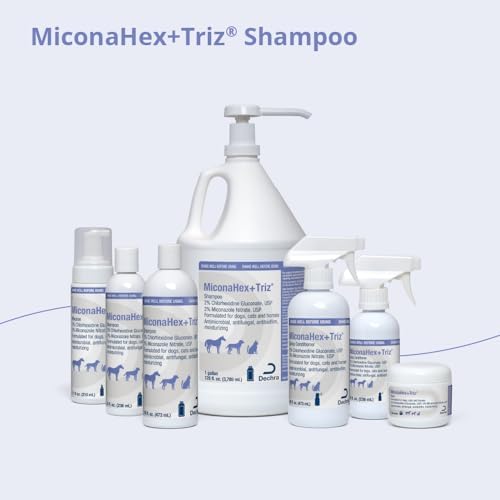 MiconaHex+Triz Shampoo for Dogs, Cats and Horses, 8 oz