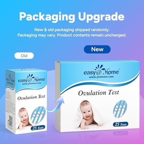 easy@Home Ovulation Test Strips, 25 Pack Fertility Tests