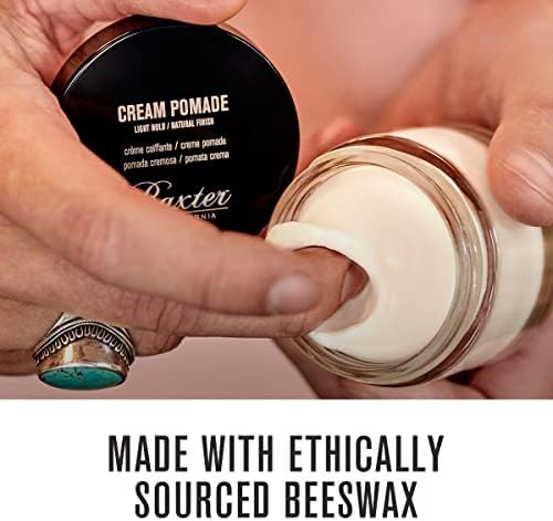 Baxter of California Cream Pomade for Men | Natural Finish | Light Hold | Hair Pomade