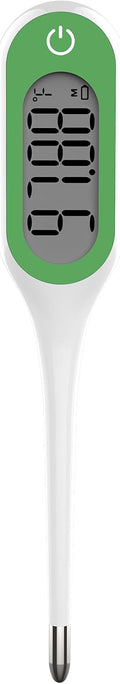 8 Seconds Basal Thermometer for Adult & Kids, Accurate & Safe Thermometer (White)