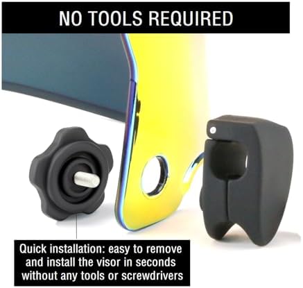 Football Visor Clips Replacement for Football Visor Helmet Clips - Universal Fit (1 Pair)