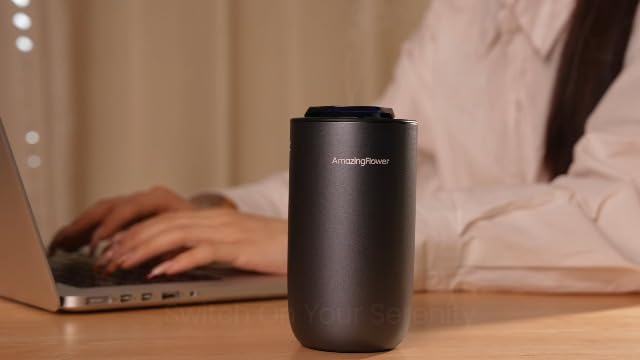 Waterless Car Diffuser for Essential Oil, Air Freshener Home Scent