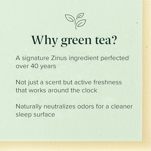 Zinus 6 Inch Full Green Tea Memory Foam Mattress, Medium Firm Feel