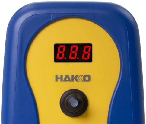 Hakko FX888DX-010BY - Digital Soldering Station with Rotary Encoder (Blue/Yellow Housing)