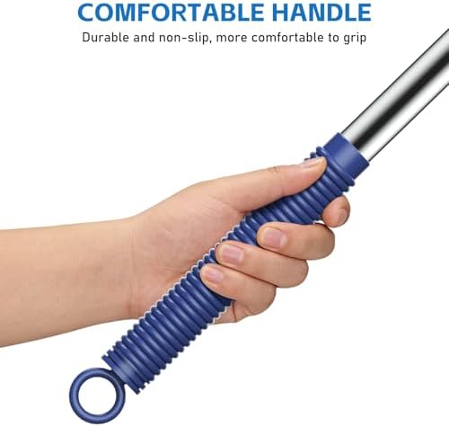 SetSail Cobweb Duster with Extension Pole, for Cobweb Cleaning,Blue