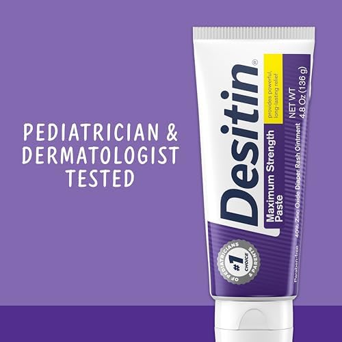 Desitin Maximum Strength Diaper Rash Paste, 40% Zinc Oxide, 4.8 oz