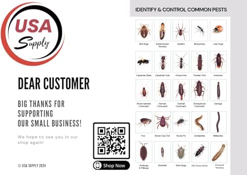 Gentrol Point Source IGR Discs ZOE1007 (20 Pack) German Cockroach Growth Regulator - with USA Supply Gloves & Pest Identification Card - Product is Non-perishable