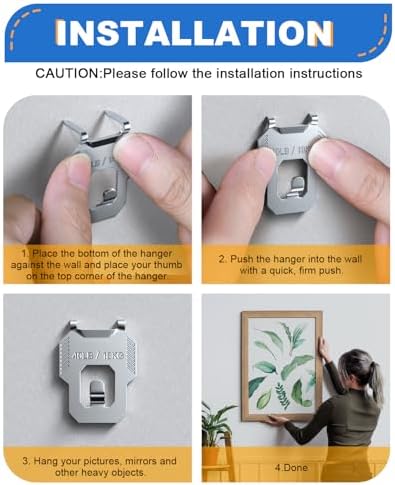 20Pcs Claw Drywall Picture Hanger Heavy Duty Hanging Wall Hooks