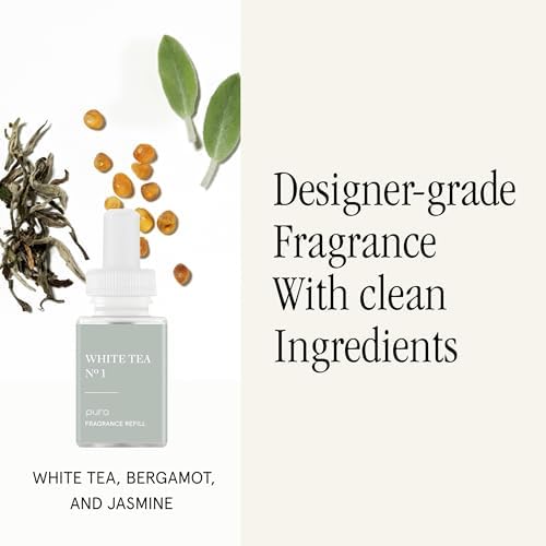 Pura Home Mini Fragrance Diffuser for Small Spaces, White Tea no.1