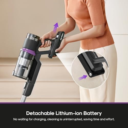 Eureka ReactiClean 200W Lightweight Cordless Stick Vacuum, NEC410BK