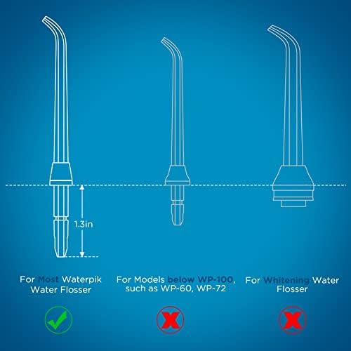 Replacement Heads for Waterpik, Replacement Tips for Waterpik Water Flosser