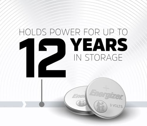 Energizer 2032 Batteries (4 Pack), 3V Lithium Coin Batteries