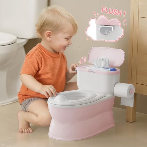 CheerTry 2-in-1 Toddler Potty Training Toilet with Detachable Training Seat
