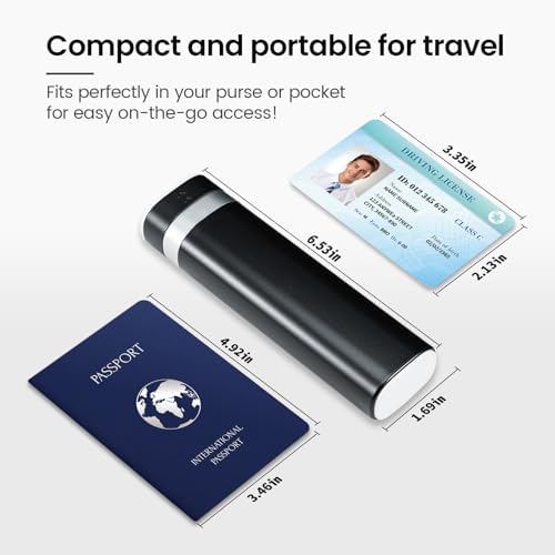 Betife Travel Pill Organizer Weekly 7 Day, Compact Daily Pill Box 1x a Day