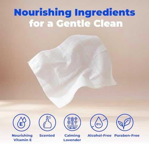 Best Pet Supplies Cleaning Dog Wipes - Calming Lavender, 100 Count
