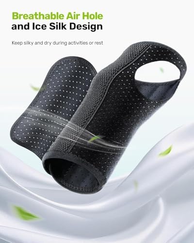 Rakiie 2 Pack Carpal Tunnel Wrist Brace Night Splint, Gray
