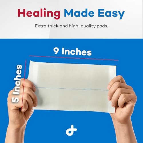 Dealmed Abdominal Combine Pads - Sterile Non Adherent 5 x 9 in - 20 Count