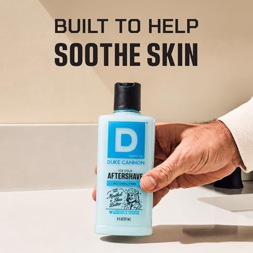 Duke Cannon Ice Cold Cooling After Shave Balm for Men - 6 fl oz