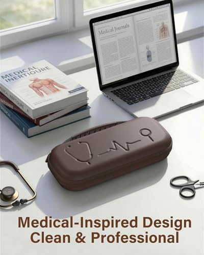 ProCase Stethoscope Case for 3M Littmann Classic III & Cardiology IV -Choco