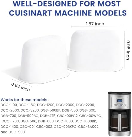 Possiave 12-Pack Water Filters for Cuisinart Coffee Maker