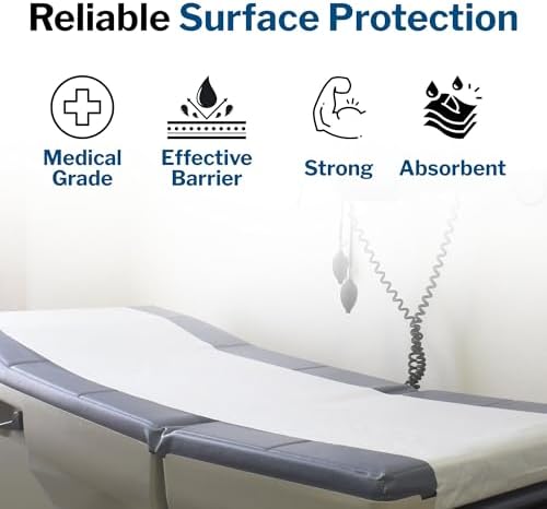 McKesson Medical Exam Table Paper Rolls, Crepe, 21 in x 125 ft, 12 Rolls