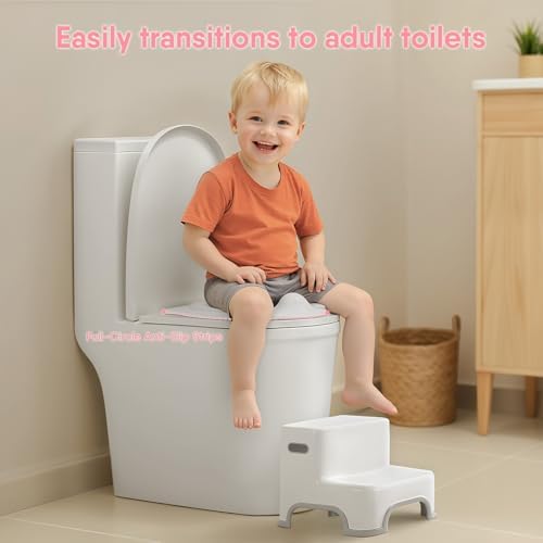 CheerTry 2-in-1 Toddler Potty Training Toilet with Detachable Training Seat