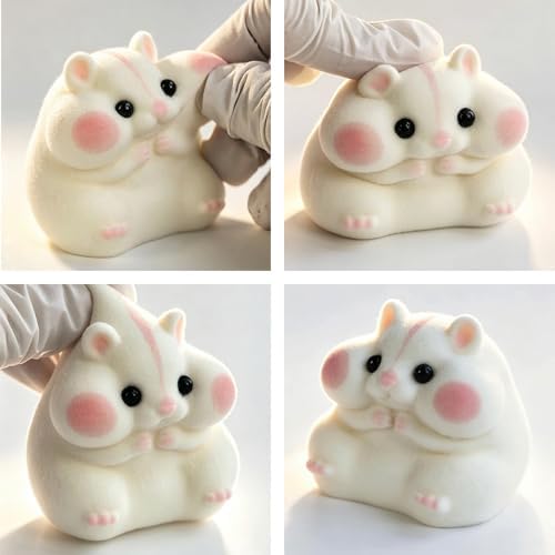 Handmade Taba Squishy Hamster Toy, Cute Squishy Stress Relief Fidget Toy