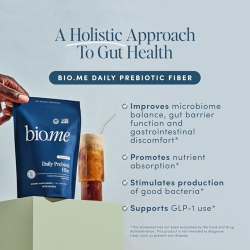 Bio.me Daily Prebiotic Fiber Powder - Unflavored, 30 Servings
