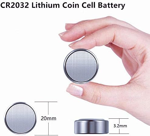 Nightkonic 50 pcs Pack - CR2032 3v Lithium Button Cell Coin 2032 Battery