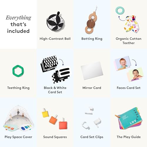 Lovevery, The Play Gym, 5-Stage Baby Developmental for Full Year of Play