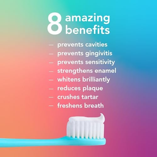 hello 8-in-1 Mighty Multi-Tasker Fluoride Toothpaste, Mint, 2 Pack, 4 oz