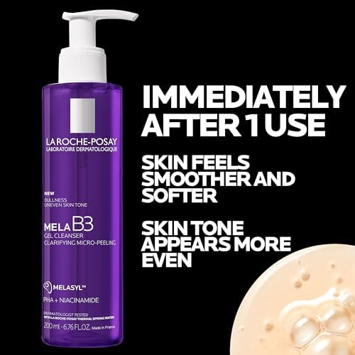 La Roche-Posay Mela B3 Anti Aging Face Wash, Dark Spot Corrector 6.76oz