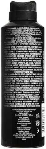 Kenneth Cole Black All Over Body Spray for Men, 6.0 Fl. Oz