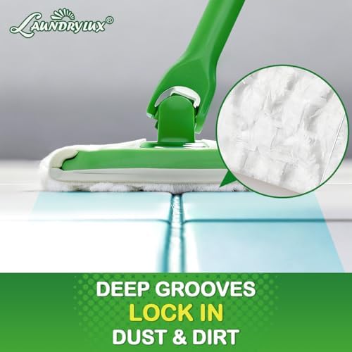 LAUNDRYLUX Heavy Duty Dry Sweeping Cloths Compatible with Swiffer Sweeper