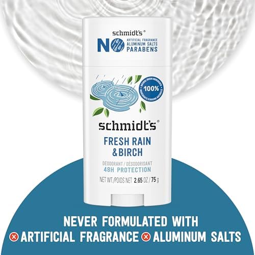 Schmidt's Aluminum-Free Deodorant Fresh Rain & Birch Aluminum Free 2.65 oz