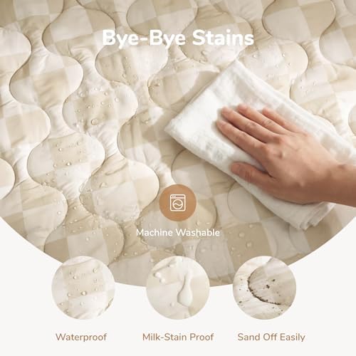 Momcozy Baby Play Mat for Floor, 50"x50" Thickened Playpen Mat