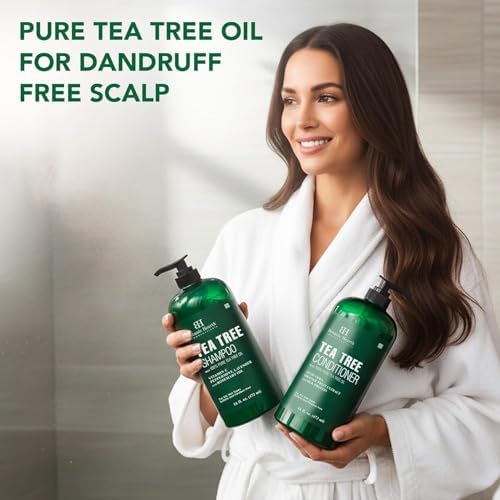 Botanic Hearth Tea Tree Shampoo And Conditioner Set - 16 Fl oz Each