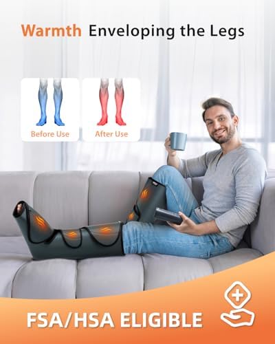 CINCOM Leg Massager with Heat and Air Compression FSA - HSA