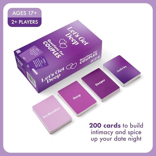 Let's Get Deep, A Question Card Game for Couples by Relatable