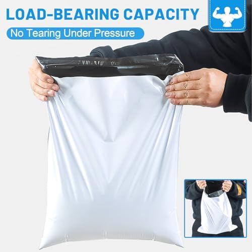 Poly Mailers 10x13 Inch 50 Pcs, Large Shipping Bags for Clothing